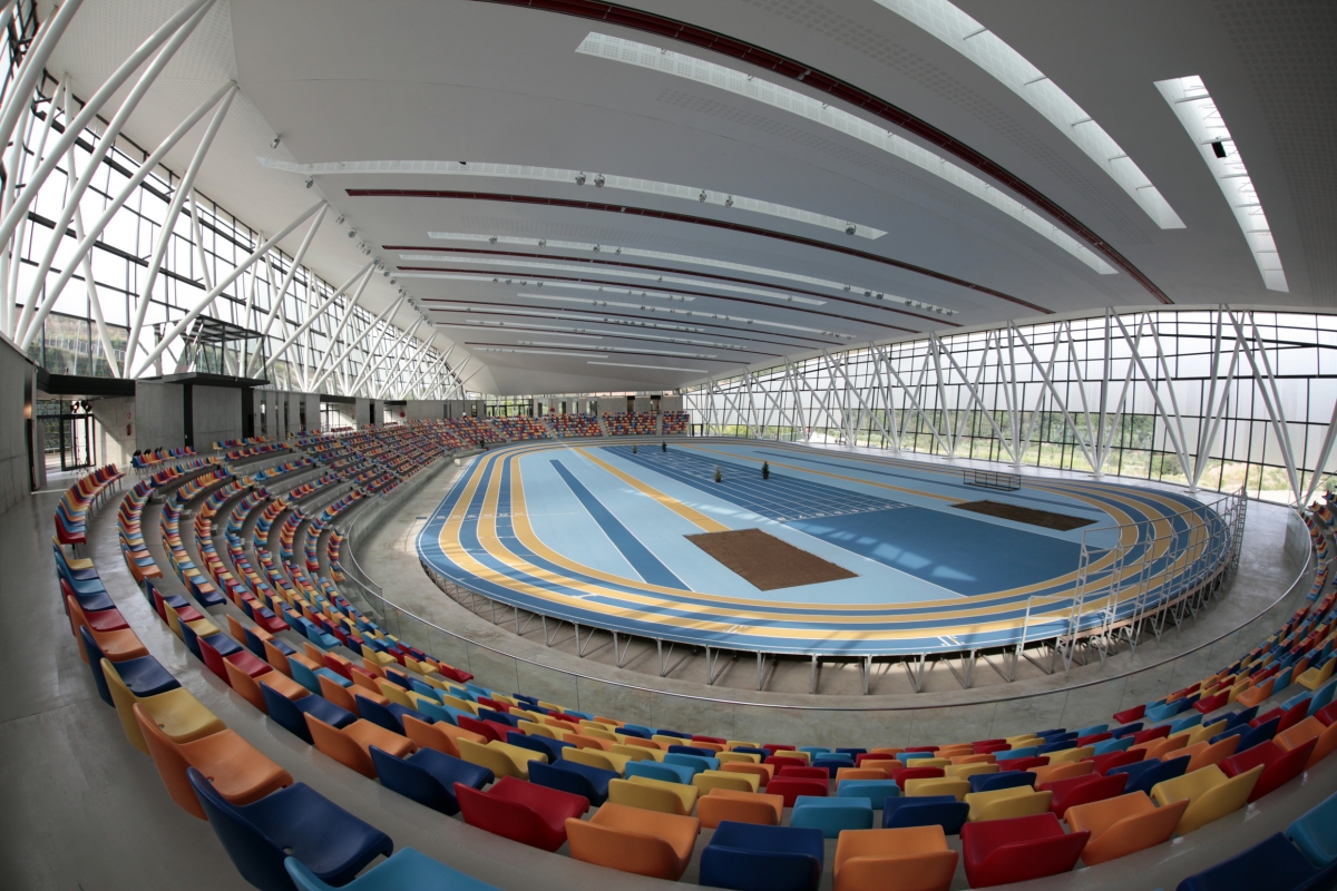 Pista coberta de Sabadell. Pista coberta de Sabadell.