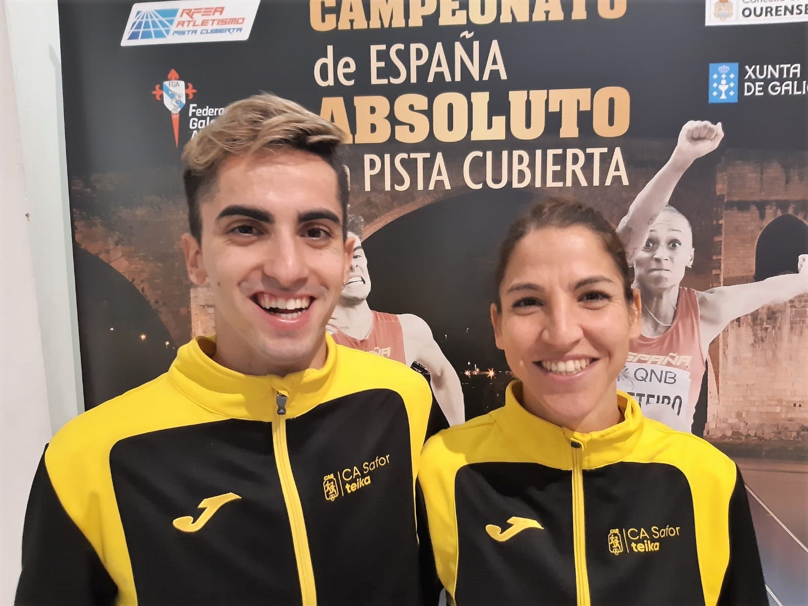Fran Vilches i Marian Ruiz competiren en el Campionat d’Espanya Absolut d’Atletisme en Pista Coberta