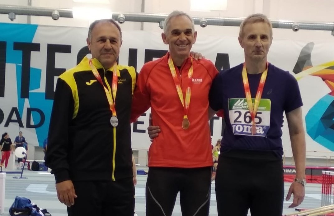 Dues medalles per a Andreu Morant en el Campionat d’Espanya Màster en Pista Coberta