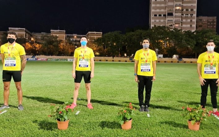 Plata per a l’equip de rellevistes 4×100 en el Campionat d’Espanya Promesa