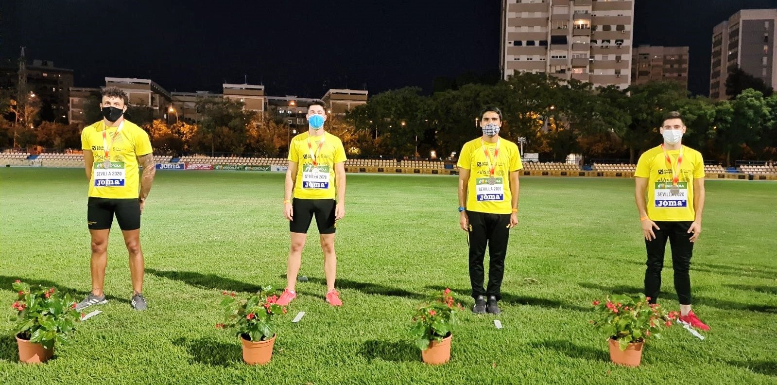 Plata per a l’equip de rellevistes 4×100 en el Campionat d’Espanya Promesa