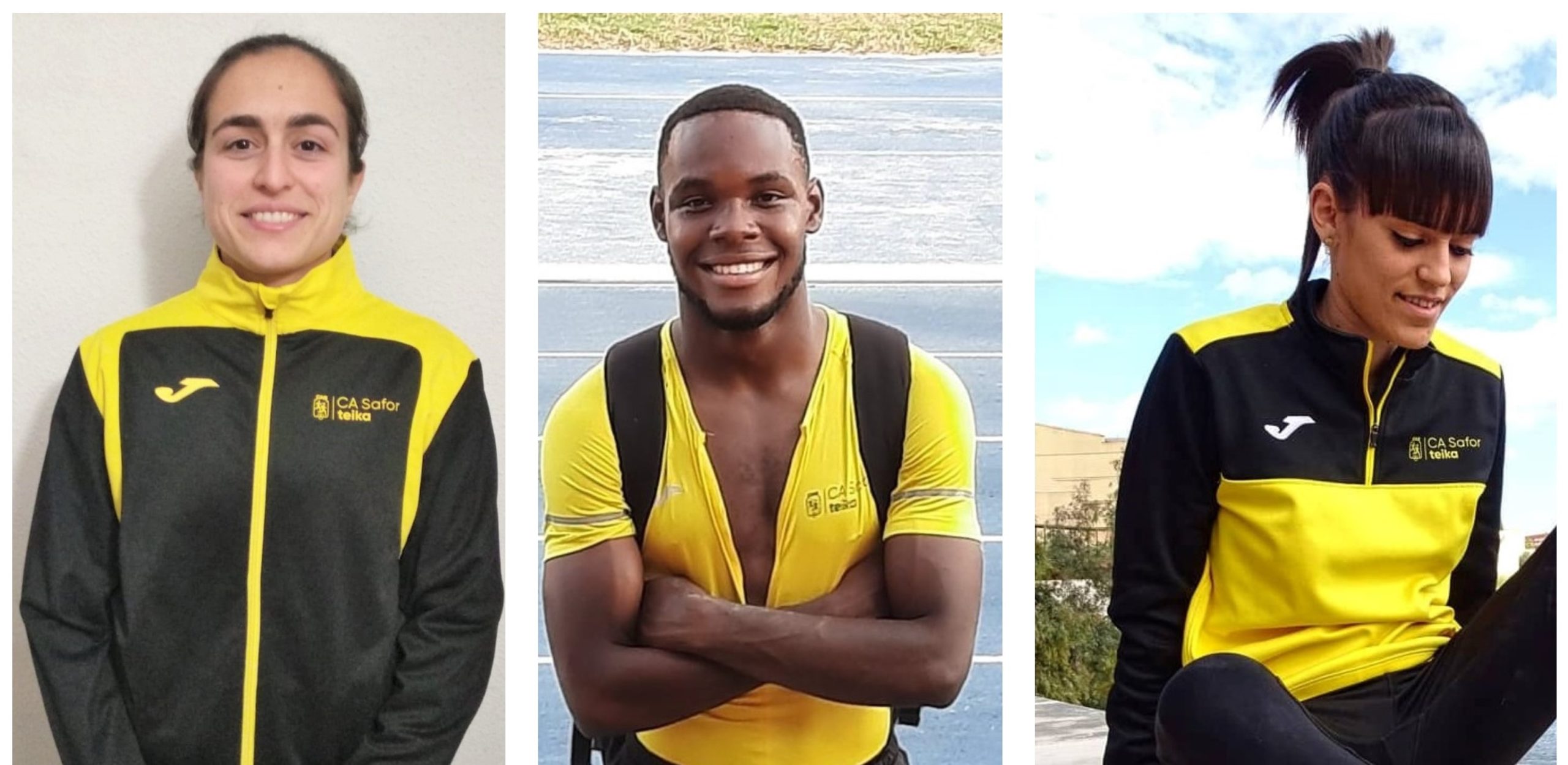 Tres atletes defensaran el color groc en el Campionat d’Espanya Absolut