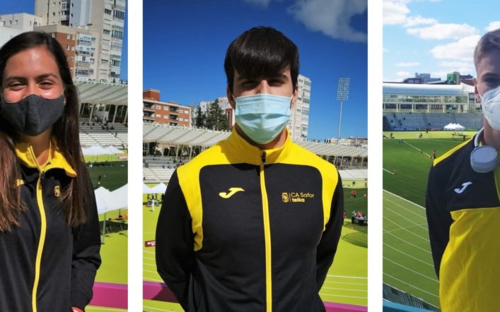 Tres llocs de finalista en el Campionat d’Espanya Júnior a l’Aire Lliure
