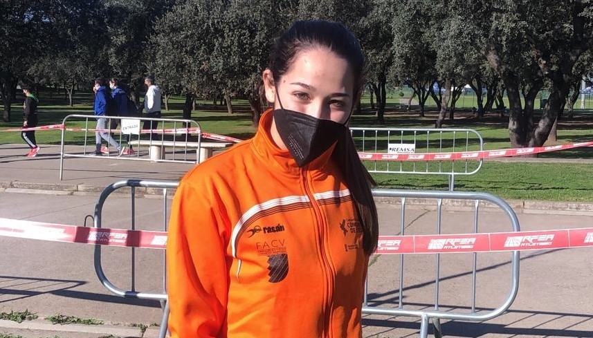 Ángela Casanova queda cinquena amb la selecció valenciana en el Campionat d’Espanya de Marxa