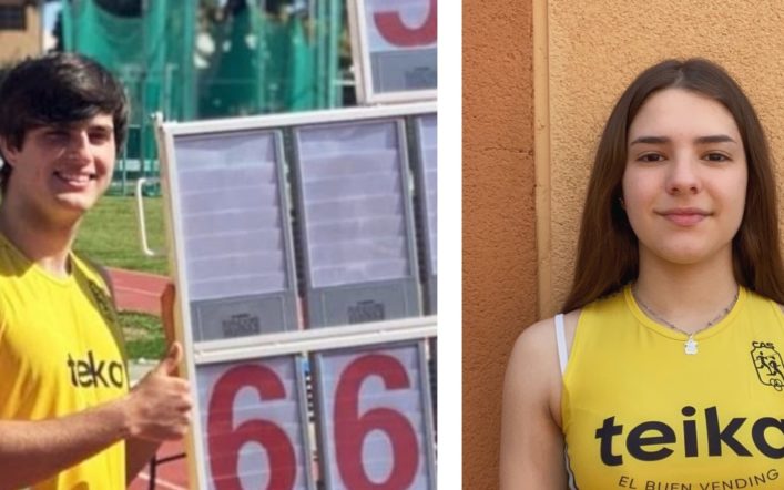 Rècords de club per a Óscar Gimeno i Nerea Almiñana en martell en el provincial de llançaments llargs