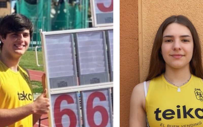 Rècords de club per a Óscar Gimeno i Nerea Almiñana en martell en el provincial de llançaments llargs