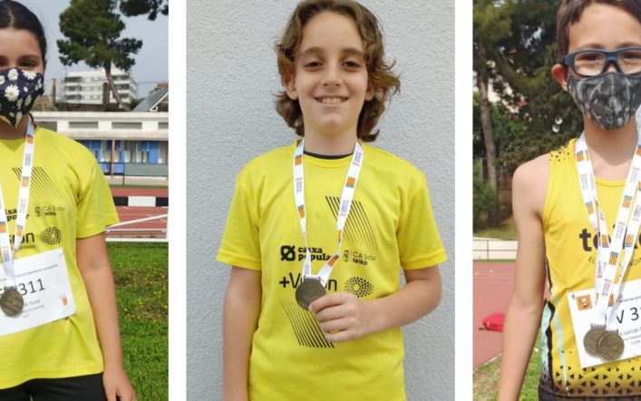 Huit medalles en el Campionat Provincial Aleví Individual