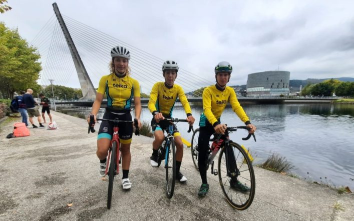 Joan Sastre, Àlex Albero i Marina Camps van competir en el Campionat d’Espanya de Triatló Súper Sprint a Pontevedra