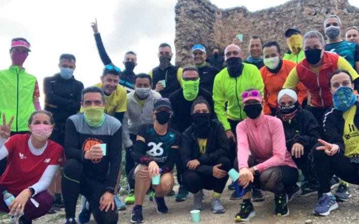 El club va organitzar a Gandia una pujada al castell de Bairén