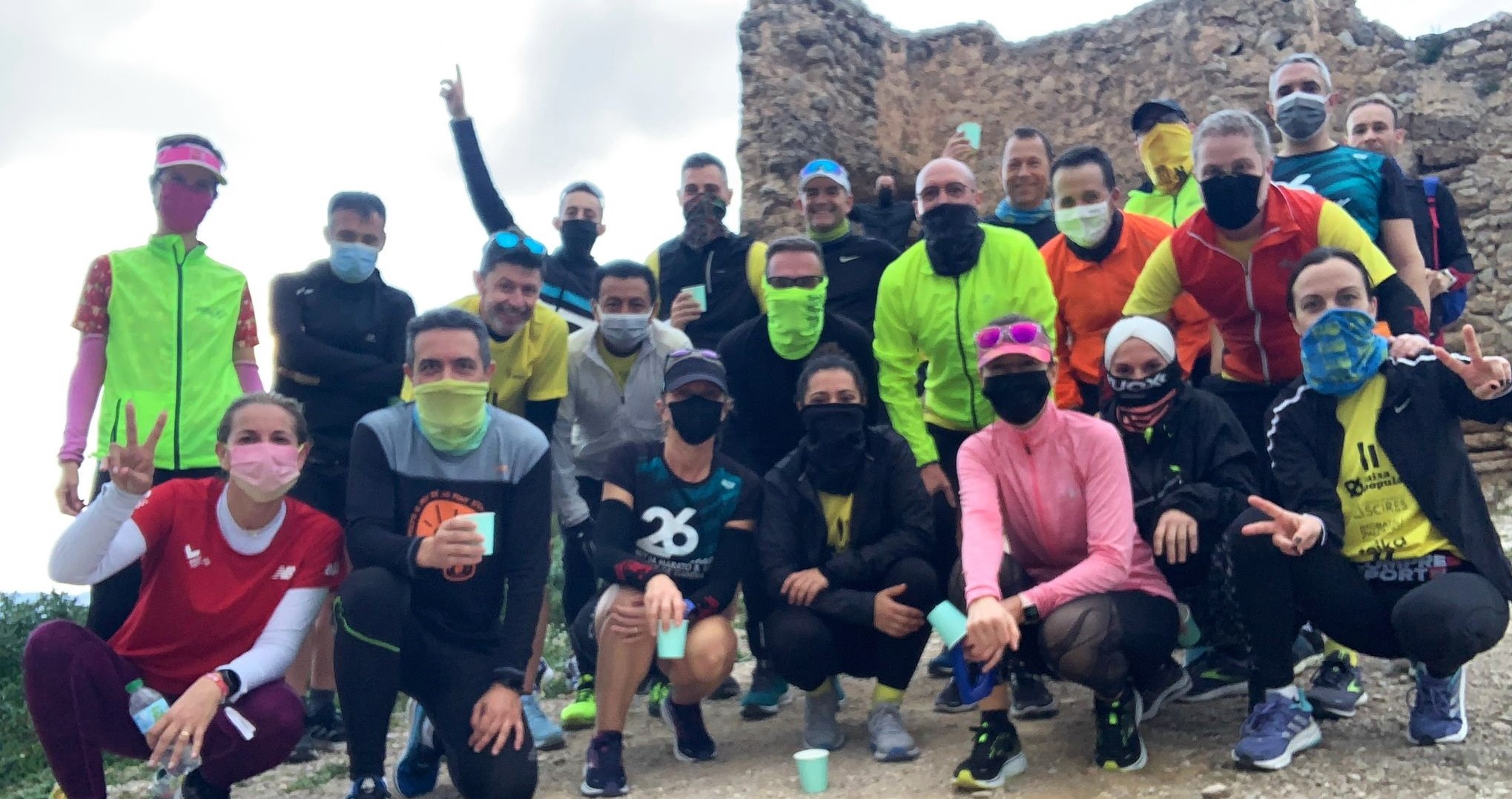 El club va organitzar a Gandia una pujada al castell de Bairén