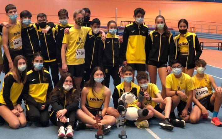 Els xics queden segons i les xiques terceres en el campionat provincial cadet per equips
