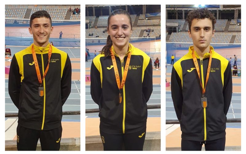 Cinc medalles en el Campionat Autonòmic Absolut en Pista Coberta