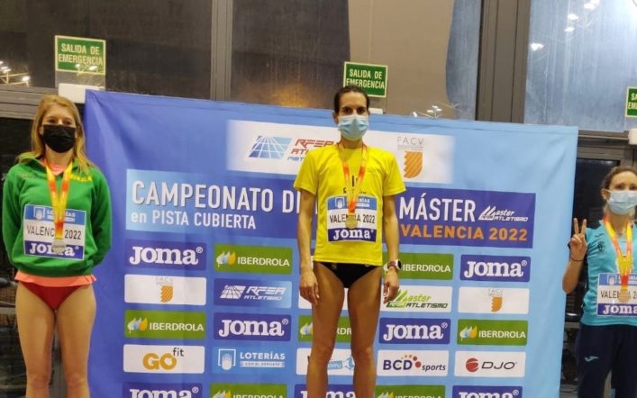 Dues medalles en el Campionat d’Espanya Màster en Pista Coberta