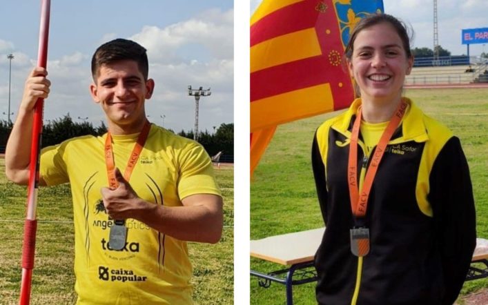 Quatre medalles en el Campionat Autonòmic de Llançaments Llargs Absolut
