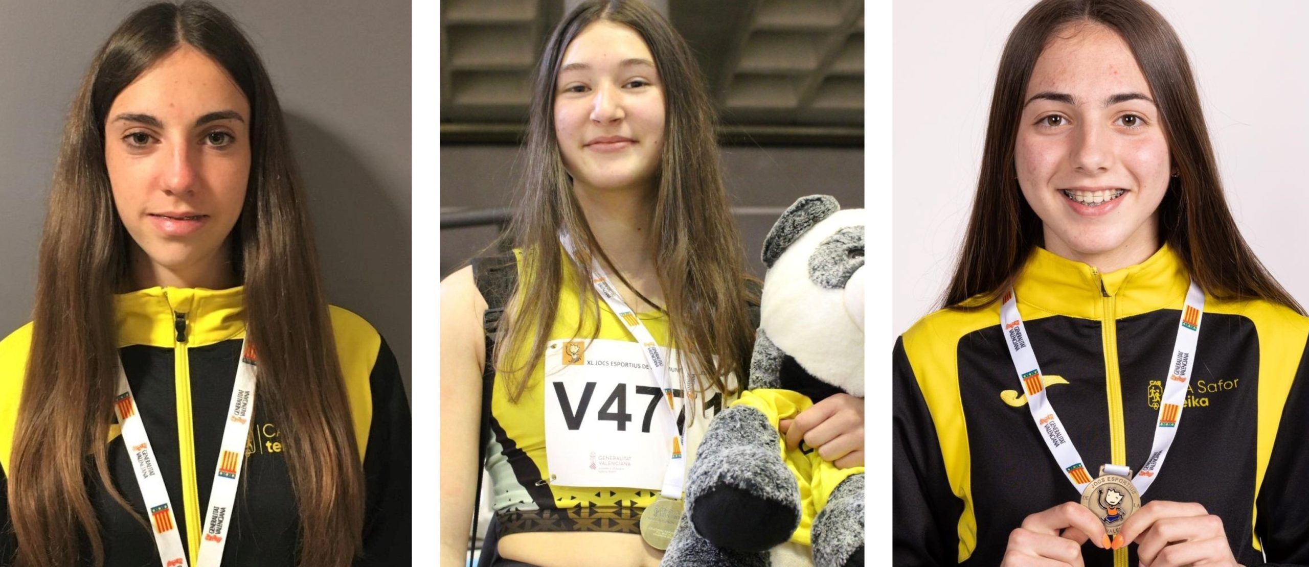 Cinc medalles en l’autonòmic cadet en pista coberta