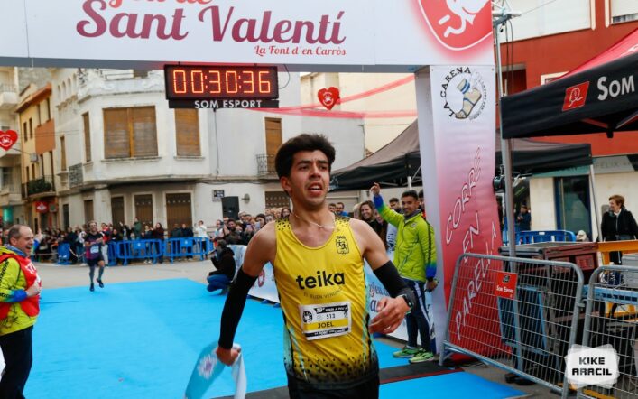 Joel Camarena guanya la Volta a Peu a la Font d’en Carròs-Trofeu Sant Valentí