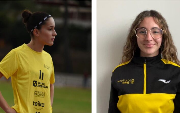 Camila Rodríguez i Laura Castillo representaran al CA Safor Teika en el Campionat d’Espanya Absolut en Pista Coberta