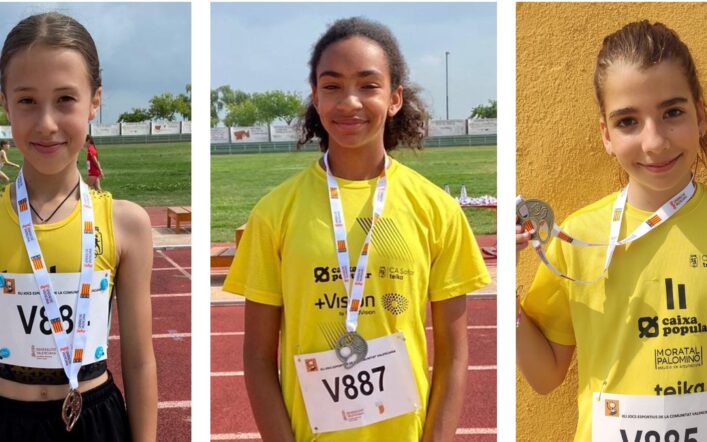 Tres medalles en el Campionat Provincial Aleví