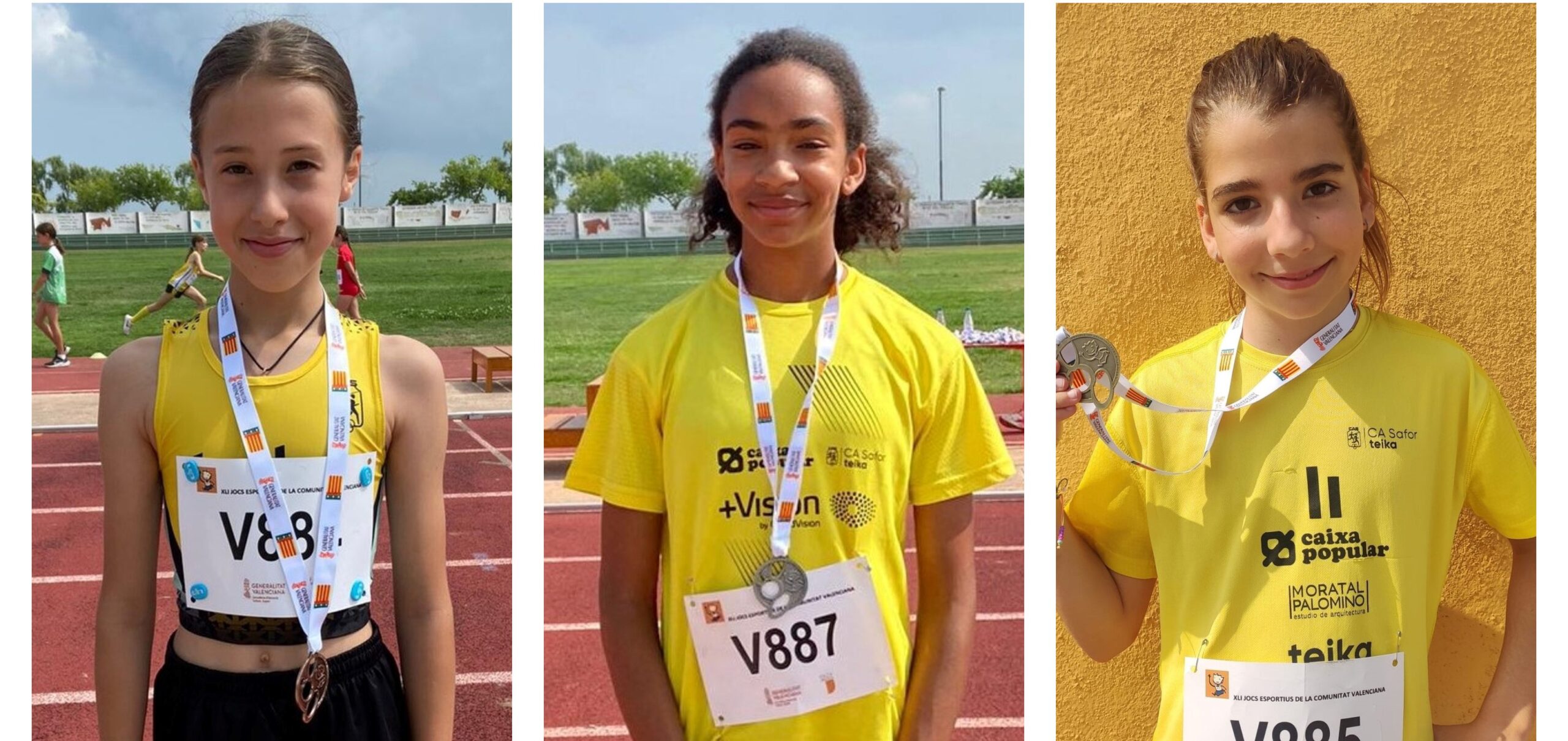Tres medalles en el Campionat Provincial Aleví