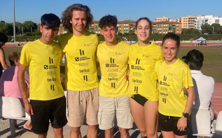 El club va competir amb cinc atletes en el Campionat d’Espanya Promesa
