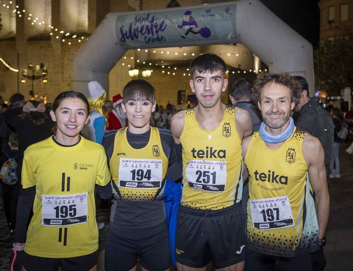 El club va estar en diverses curses de Sant Silvestre