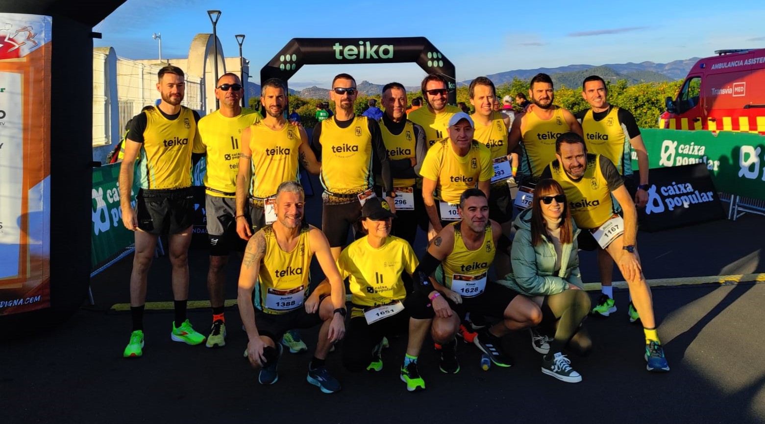 El club va estar en la Volta a Peu a Rafelcofer i en la Mitja Marató de Santa Pola