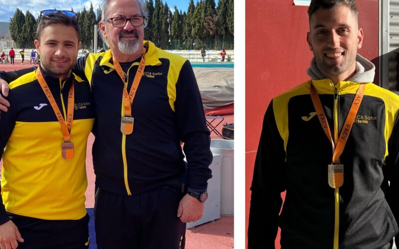 Tres medalles en el Campionat Autonòmic de Llançaments Llargs