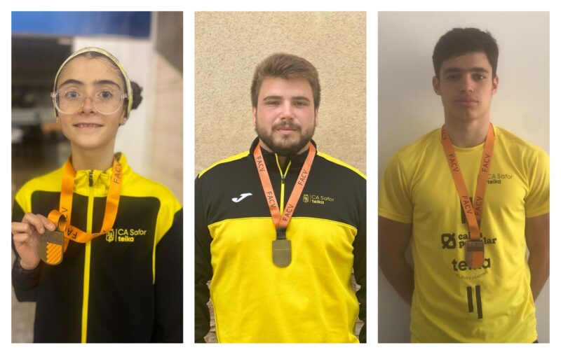 Dues medalles en el Campionat Autonòmic Absolut en Pista Coberta