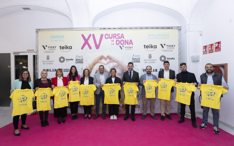La Cursa de la Dona Vicky Foods de Gandia se presenta en sociedad con un evento especial por sus 15 ediciones