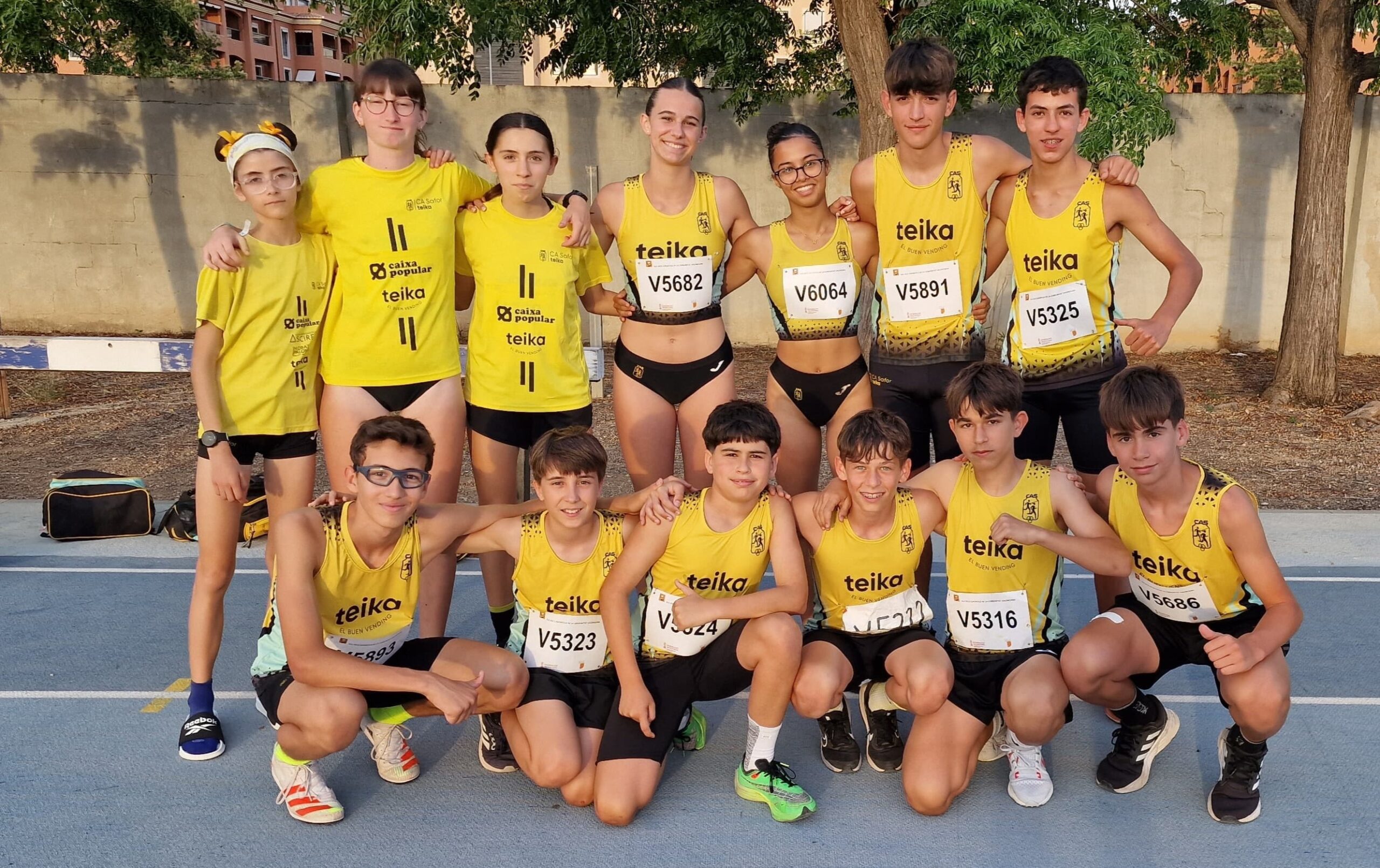 El club va competir en el Campionat Autonòmic Cadet per Equips