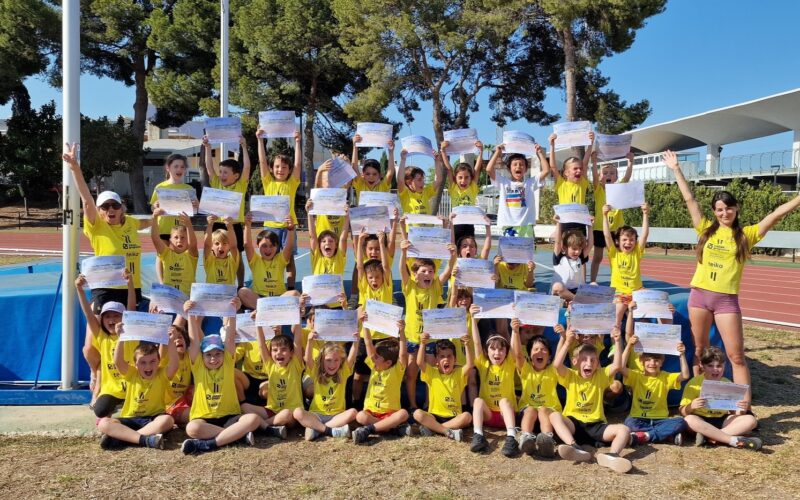 El club tanca el curs en les escoles d’atletisme