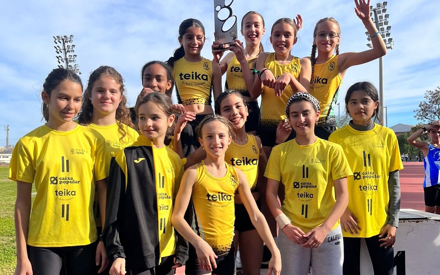 Segona plaça per a l’equip femení en el Campionat Provincial Infantil