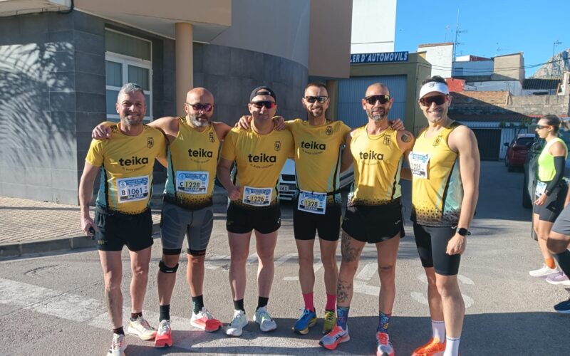 Presència ‘grogueta’ en la Volta a Peu al Verger