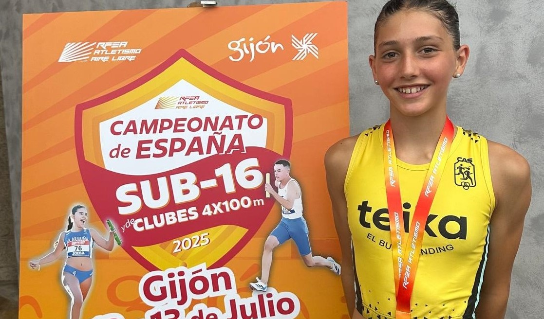 Adriana Solanes es proclama campiona d’Espanya cadet en els 3.000 metres llisos