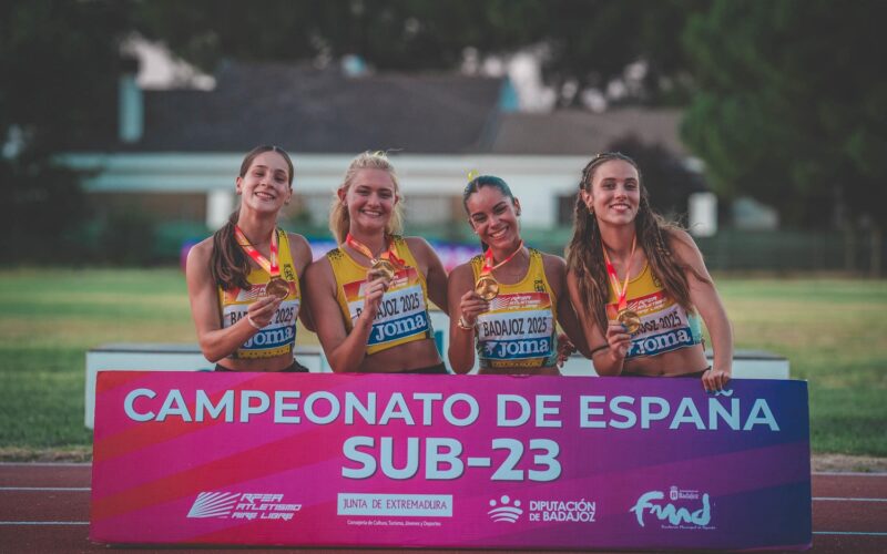 Les rellevistes 4×100 es proclamen campiones d’Espanya promesa