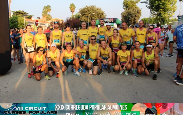 El club va estar en la Correguda Popular d’Almoines