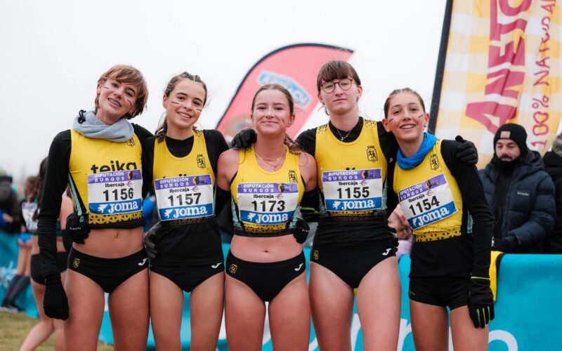 Les xiques cadet revaliden el títol de campiones d’Espanya de cross