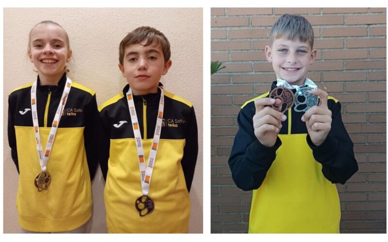 Cinc medalles en el Campionat Provincial Individual Aleví