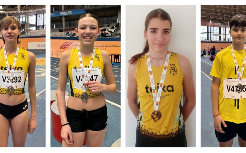 Quatre medalles en el Campionat Provincial Individual Cadet