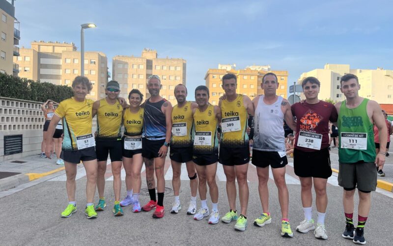 El CA Safor Teika va estar en la cursa Corre de Nit, entre Guardamar i Daimús